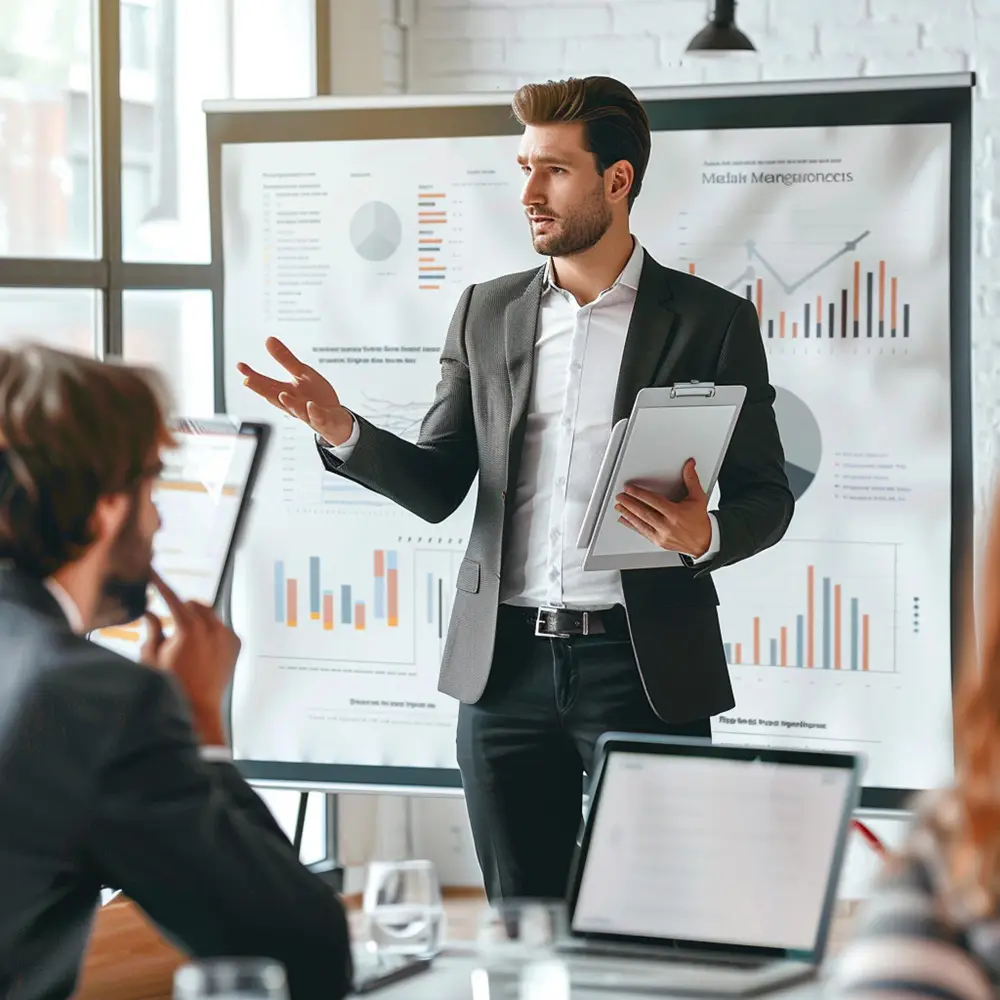 Presenting business data with Power BI consulting services dashboards
