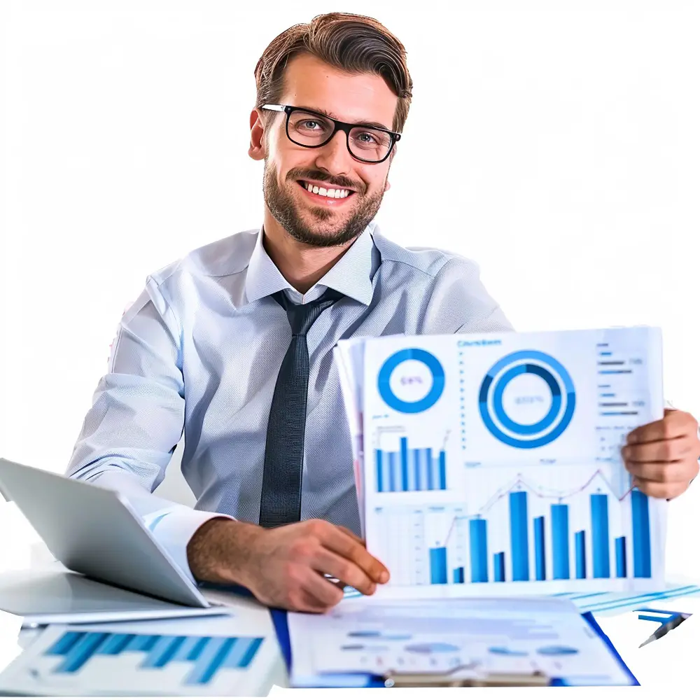 Showing performance reports with Power BI consulting services for better insights