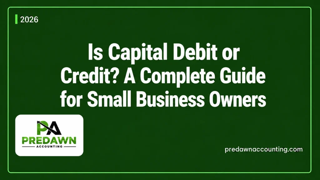 Is Capital Debit or Credit? A Complete Guide for Small Business Owners