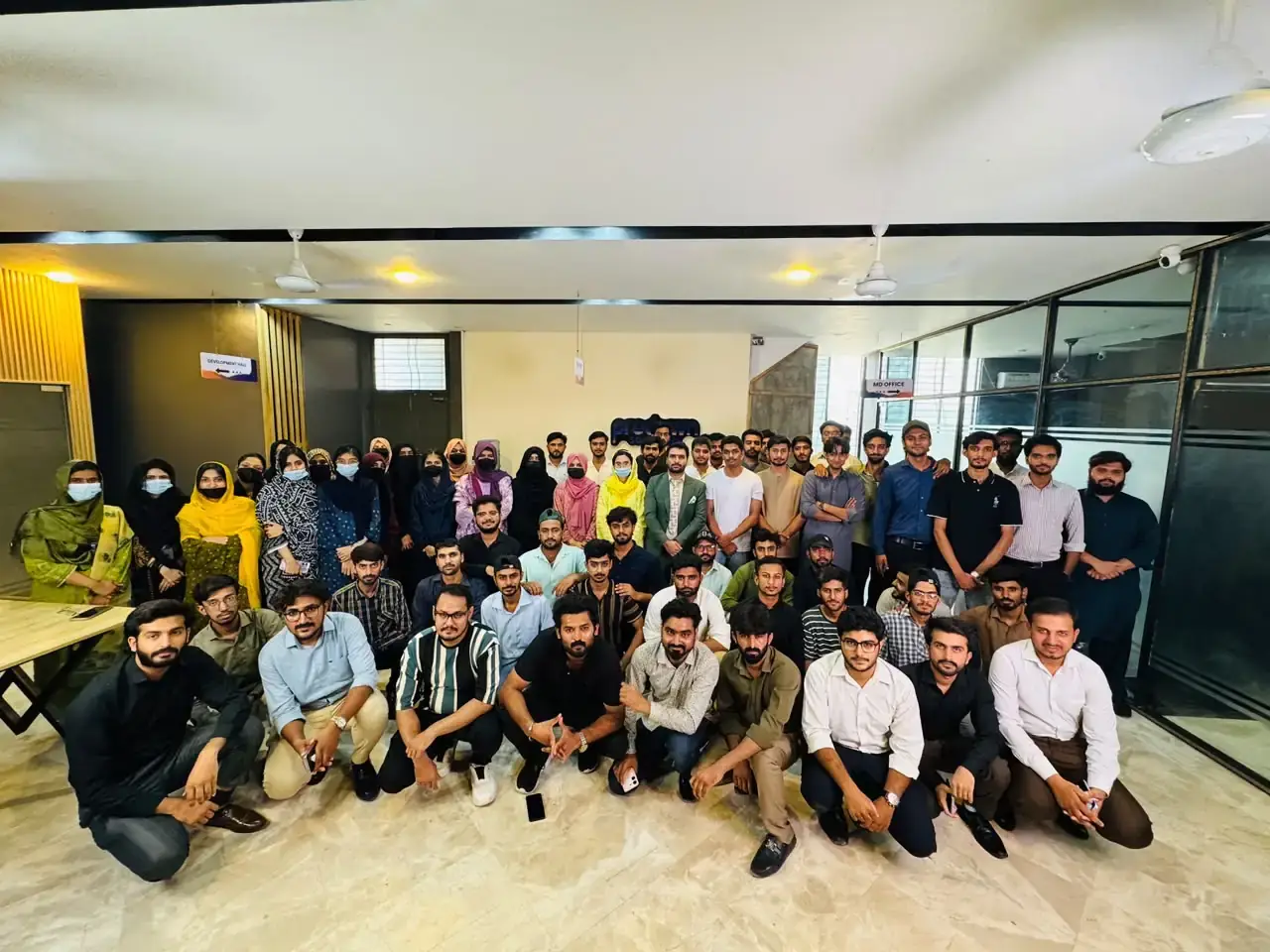 Predawn Accounting team at the Multan office