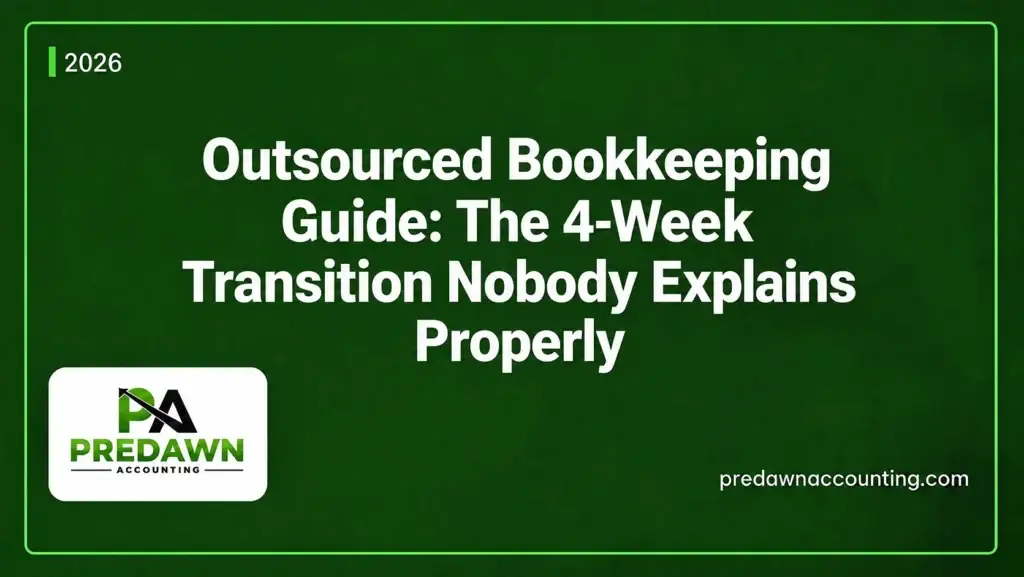 Outsourced Bookkeeping Guide: The 4-Week Transition Nobody Explains Properly