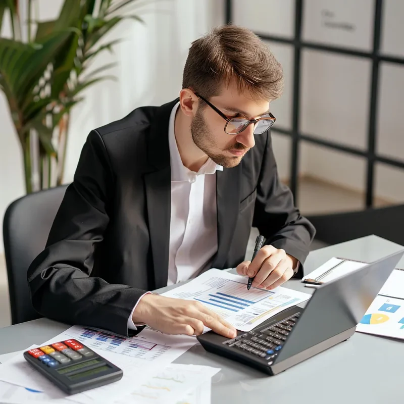 Professional bookkeeping and accounting services with financial data analysis