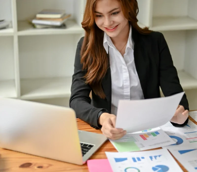 bookkeeping for startups analyzing financial reports and business performance at Predawn Accounting
